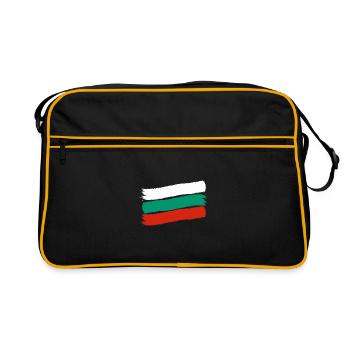 Bulgarie Drapeau bulgare Drapeau Sables d’or - Sac Retro - noir/or - Devant