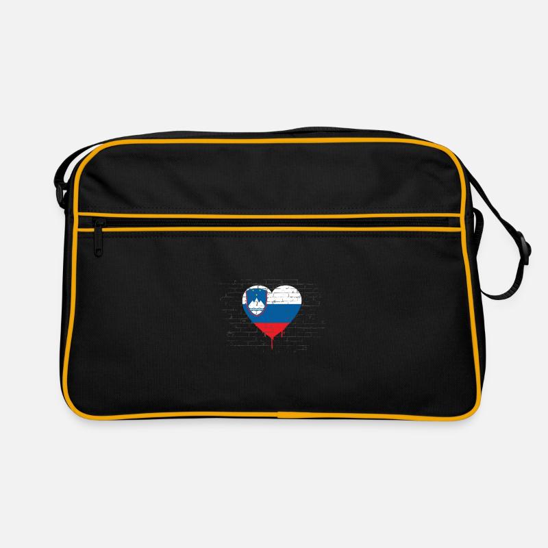 Drapeau de la Slovénie Balkans Drapeau slovène Vintage Sac Retro