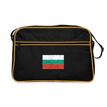 Bulgarie Drapeau bulgare Drapeau Sables d’or - Sac Retro - noir/or - Devant