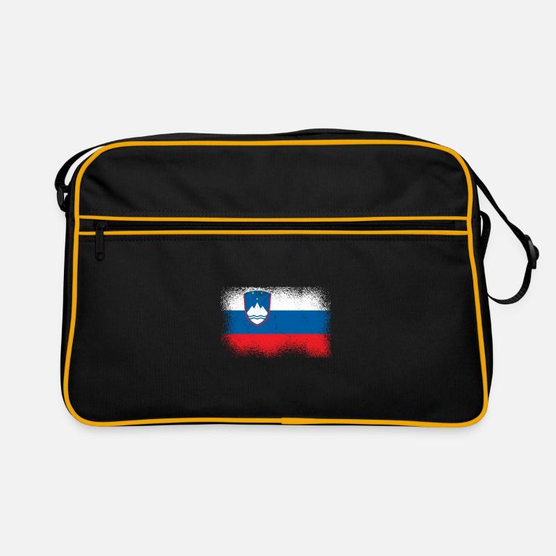 Drapeau de la Slovénie Balkans Drapeau slovène Vintage Sac Retro