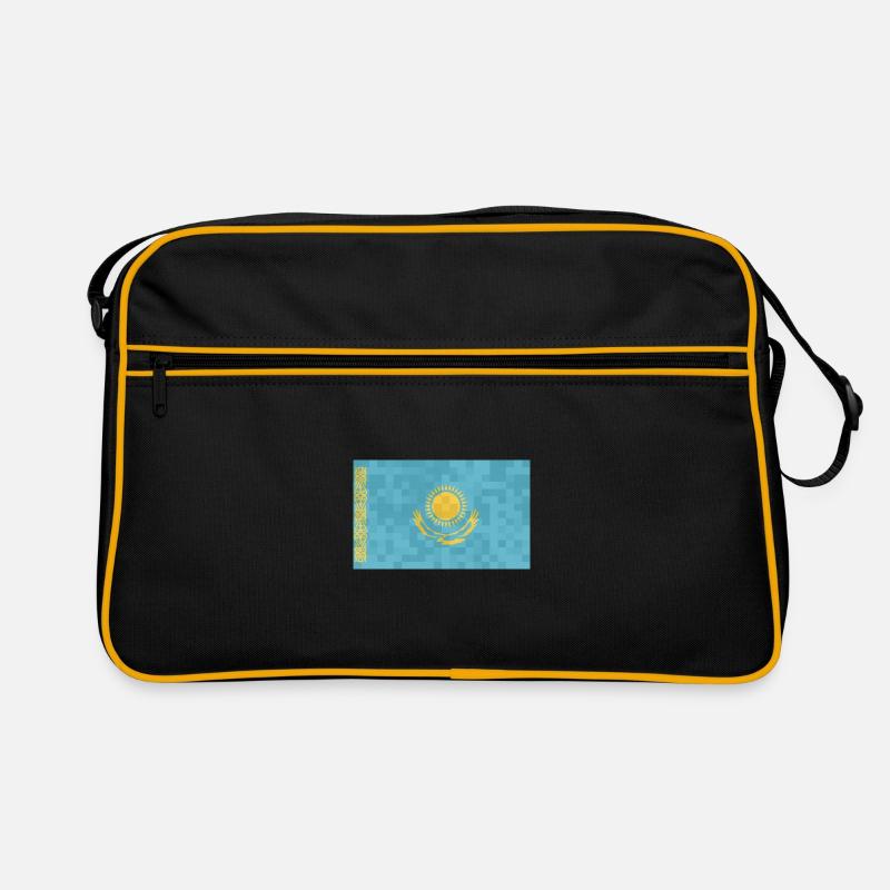 Drapeau du Kazakhstan Drapeau du Kazakhstan Sac Retro