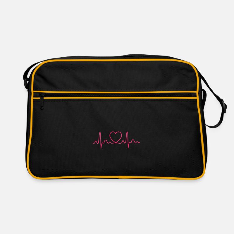 Idée de cadeau: pulsation cardiaque Sac Retro