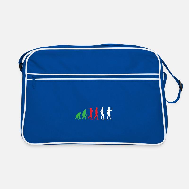 Darts Competition Sport Player Human Evolution Retro Bag