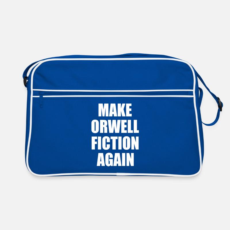 make orwell fiction again Retro Tasche