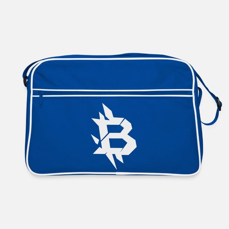 Conception angulaire du Bitcoin B Sac Retro
