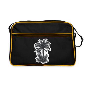 Palmier - Sac Retro - noir/or - Devant