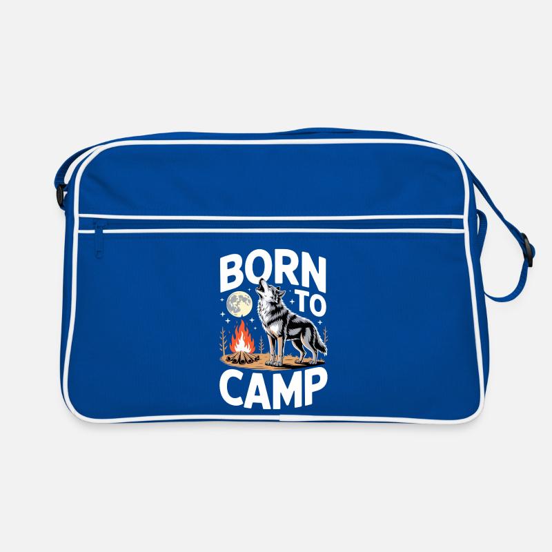 Né pour camper Sac Retro