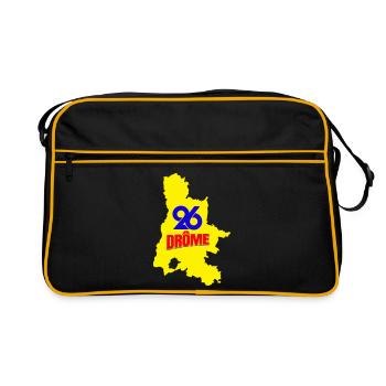 Drôme 26  - Sac Retro - noir/or - Devant
