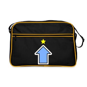 Puissance de Puissance Étoile de Flèche Étoile de Jeu de Niveau - Sac Retro - noir/or - Devant