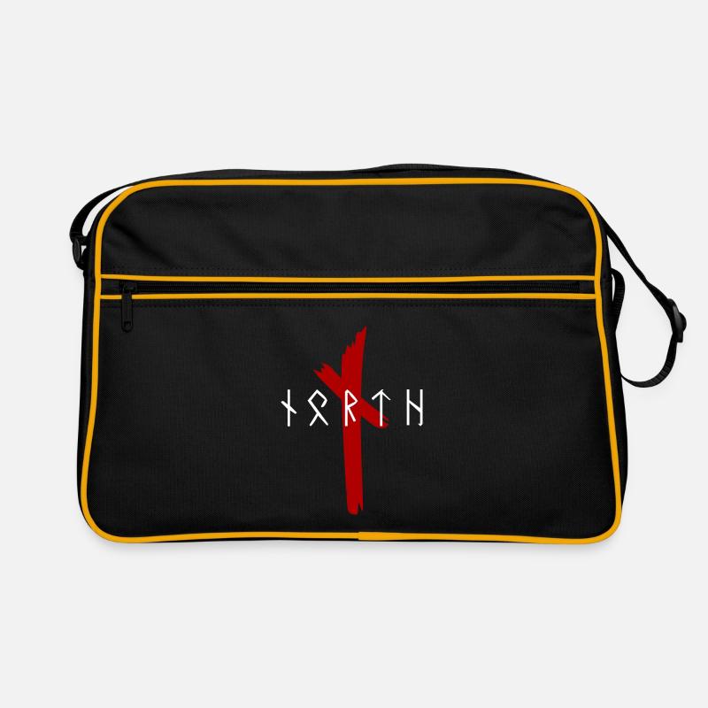 Vikings - Valhalla - Odin - NORTH - Runen Sac Retro