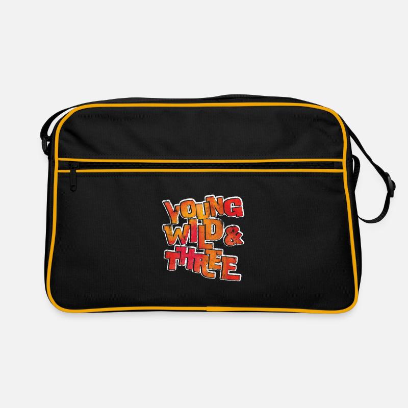 Young Wild Three 3 anniversaire 4 Sac Retro