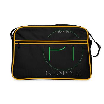 PINEAPPLE FLAVOR - Retro Bag - black/gold - Front