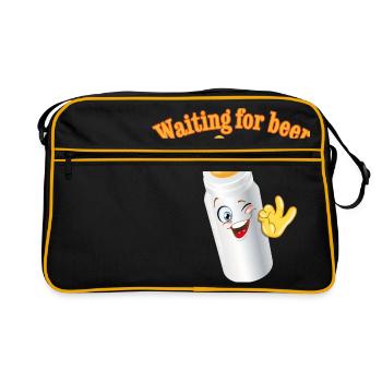 bottle - Retro Bag - black/gold - Front
