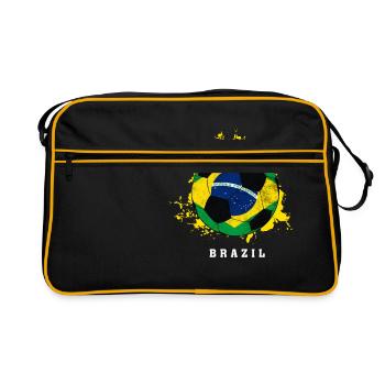  du Brésil - Sac Retro - noir/or - Devant