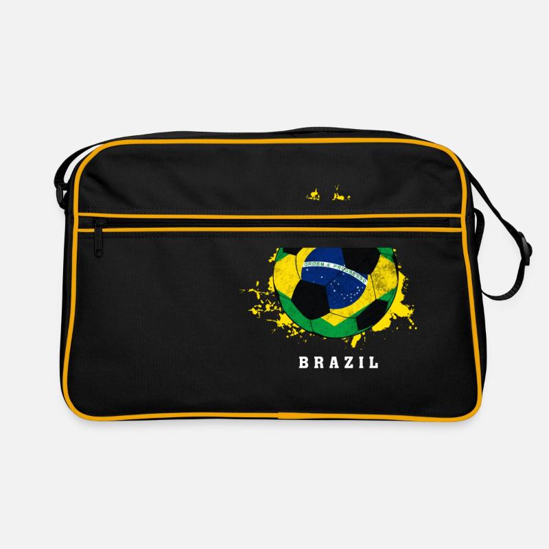  du Brésil - Sac Retro - noir/or