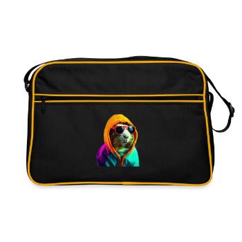 Cochon d’Inde Lunettes de soleil Cochon d’Inde - Sac Retro - noir/or - Devant