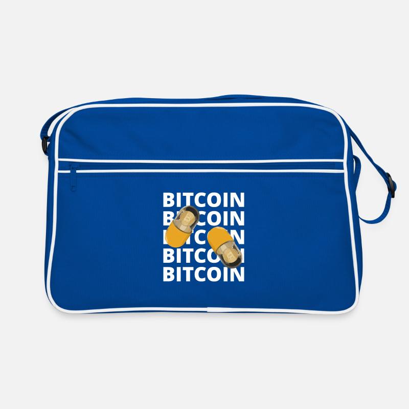 Bitcoin BTC Crypto Blockchain Coin Exchange Coin Retro Bag