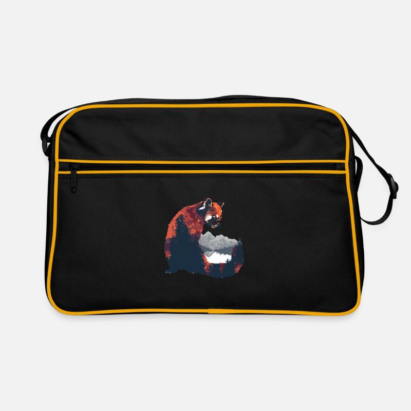 Red Panda Cat Bear Red Panda Retro Bag