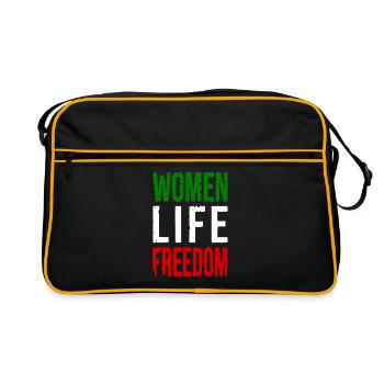Women life freedom - Sac Retro - noir/or - Devant