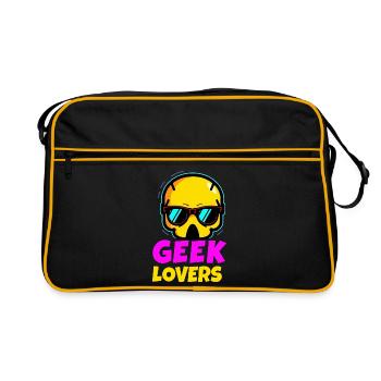 Geek Lovers - Retro Bag - black/gold - Front
