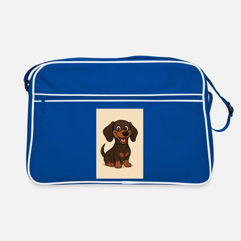 Teckel heureux Sac Retro