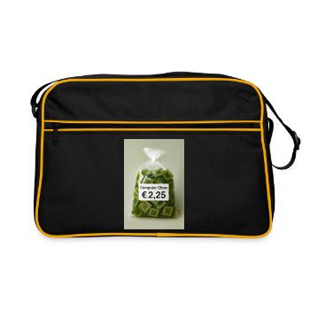 Computer chips price label - Retro Bag - black/gold - Front