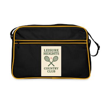 Leisure heights Country Club - Retro Bag - black/gold - Front