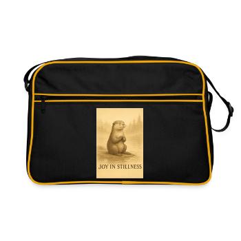 Joy in Silence Meditation Animal - Retro Bag - black/gold - Front