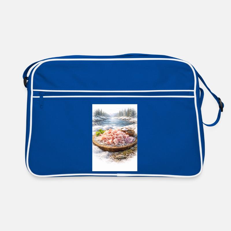 Geschenke des Weiten Nordens - Stroganina Retro Tasche