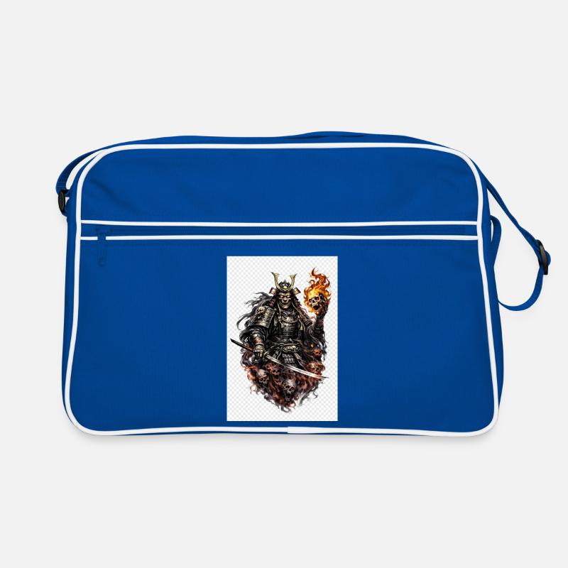 Flameskull Samurai Retro Bag