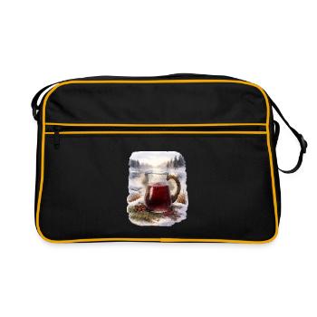 Carafe de Mors d’hiver - Sac Retro - noir/or - Devant