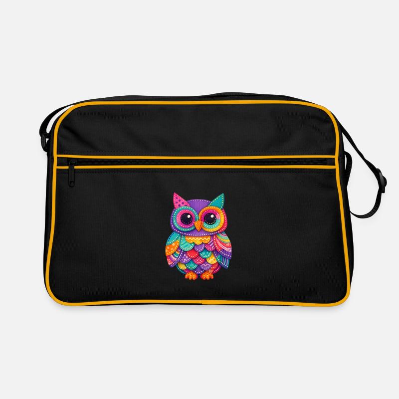 Patchwork Owl Magic Retro Bag
