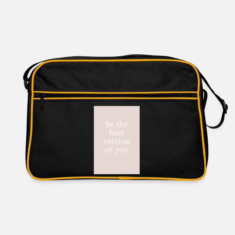 Sois la meilleure version de toi-même Sac Retro