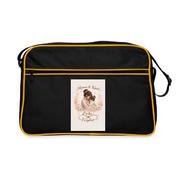 Mother Daughter - Retro Bag - black/gold - Front