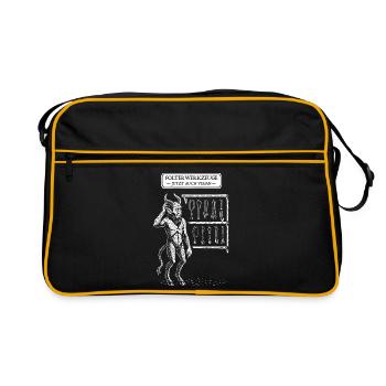 Outils de torture désormais aussi Vegan Demon - Sac Retro - noir/or - Devant