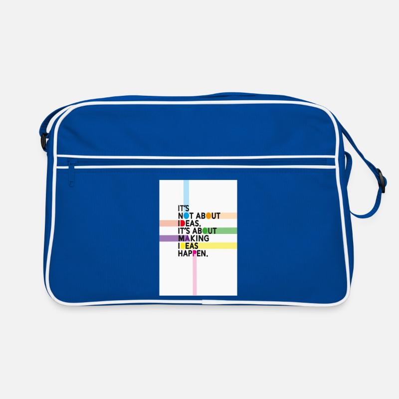 Ce n’est pas une question d’idées, mais de les réaliser Sac Retro
