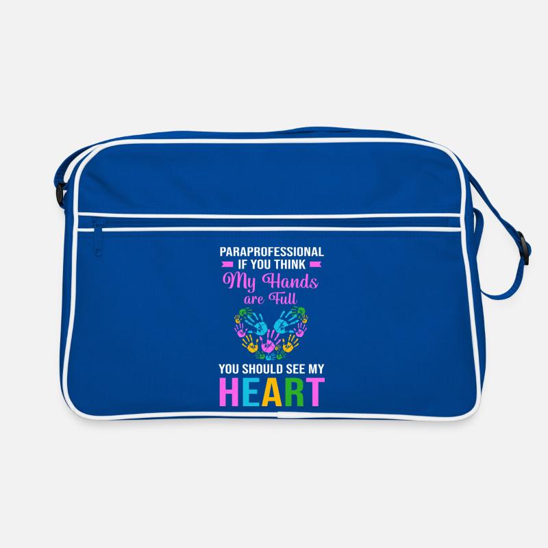 Paraeducator Lehrerassistent Paraprofessional Retro Tasche