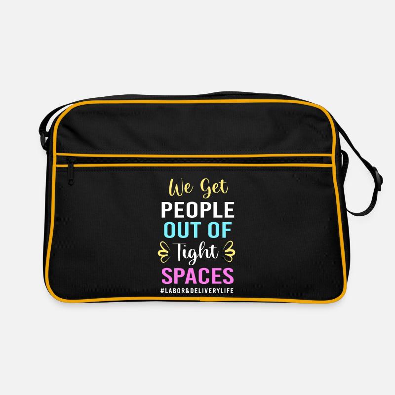 Hebamme Entbindung Retro Tasche