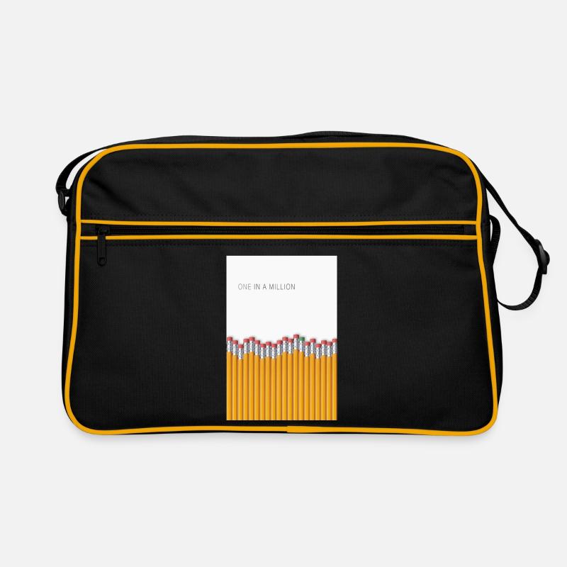 Déclaration minimaliste unique sur un million Sac Retro