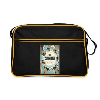 L’affiche des Lémuriens du Comité - Sac Retro - noir/or - Devant