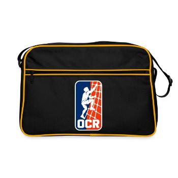 5A278D3E-C178-4FCC-8DEC-B2A71CE5BC97 - Retro Tasche - Schwarz/Gold - Vorne