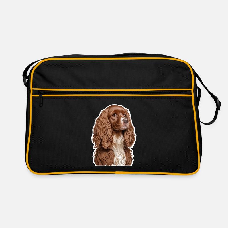 Kingstonkavalier Spaniel Retro Tasche