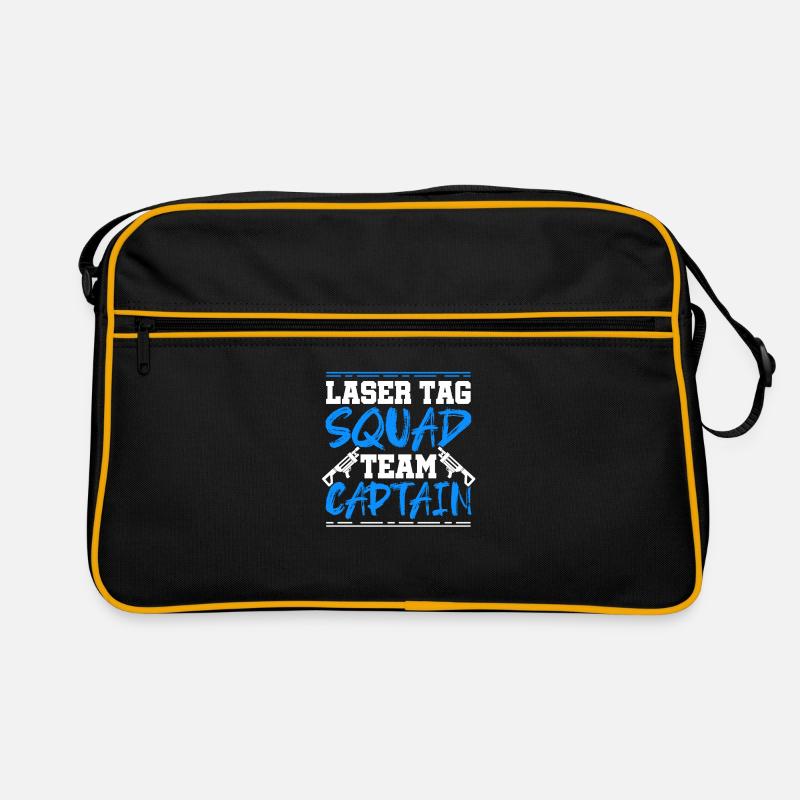 Lasertag Squad Team Captain Lasergame Lasertag Pla Retro Tasche