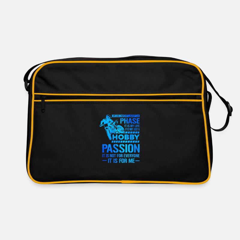 It's Not Just A Phase It's A Life Hobby Dirt Biker Retro Tasche