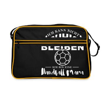 Handball Shirt-Stay calm - Retro Bag - black/gold - Front