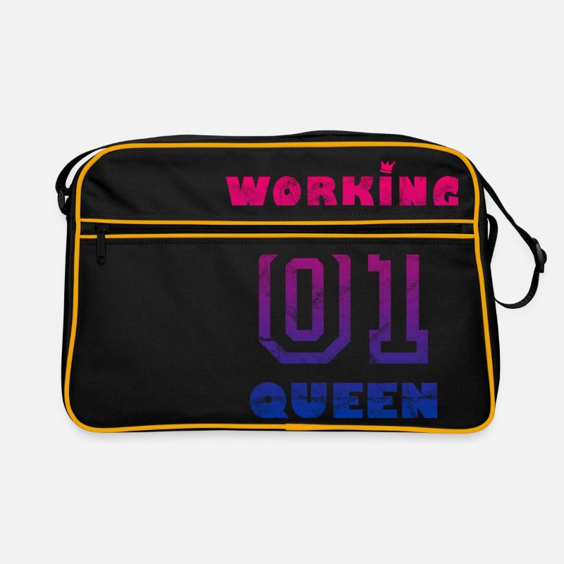 Work Job Workaholic - Working Queen vintage Retro Bag