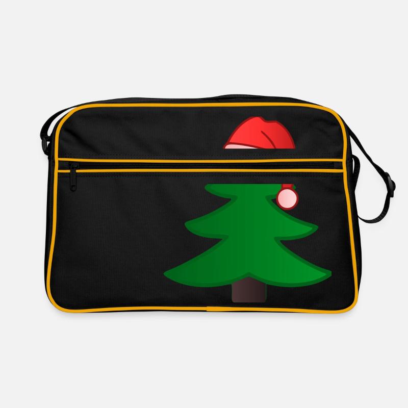 Weihnachtsbaum Retro Tasche