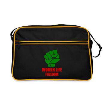 Women life freedom - Sac Retro - noir/or - Devant