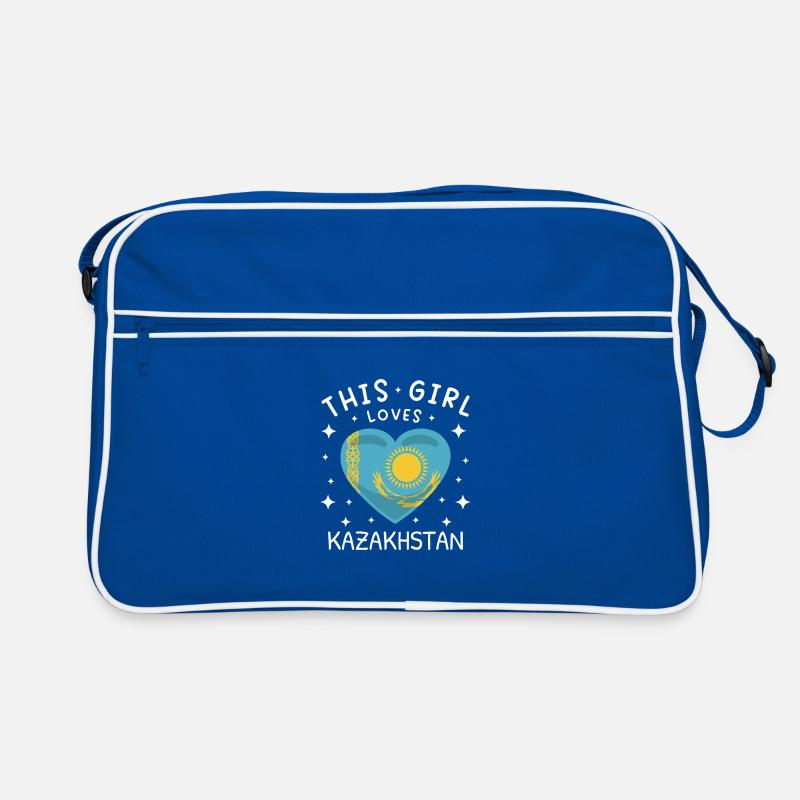Drapeau du Kazakhstan Drapeau du Kazakhstan Sac Retro