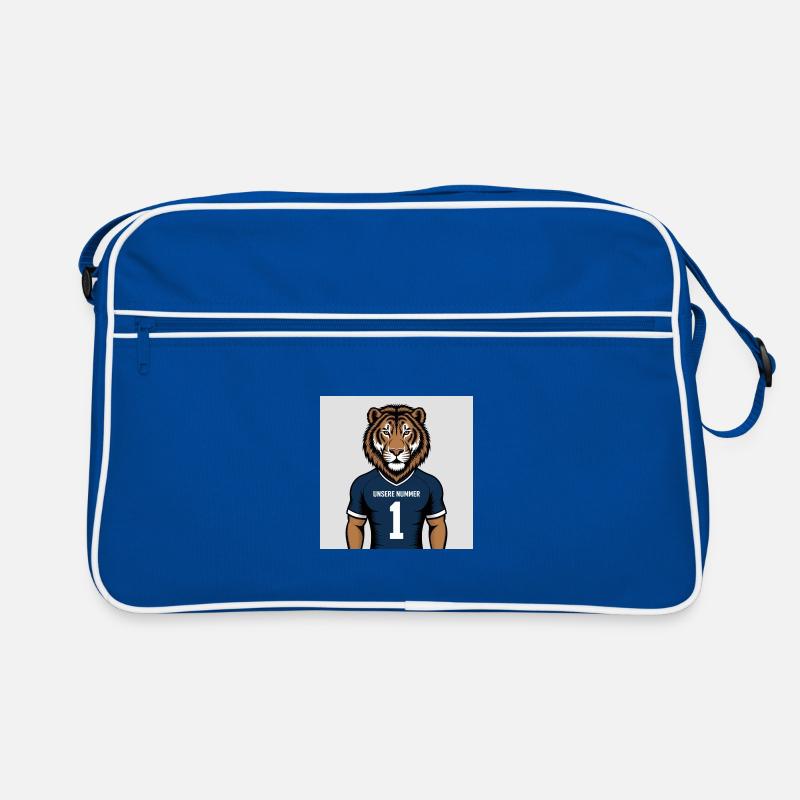 Tiger Maskottchen Jersey Druck Retro Tasche